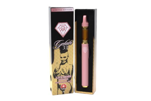 Diamond Concentrates Disposable (Live Resin) – Gelato 33 (1g) **Limited Edition