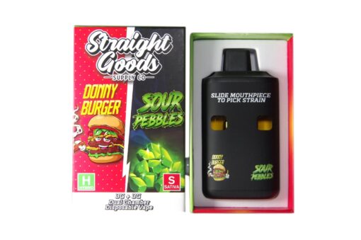 Straight Goods – Dual Chamber Vape – Donny Burger + Sour Pebbles 6G