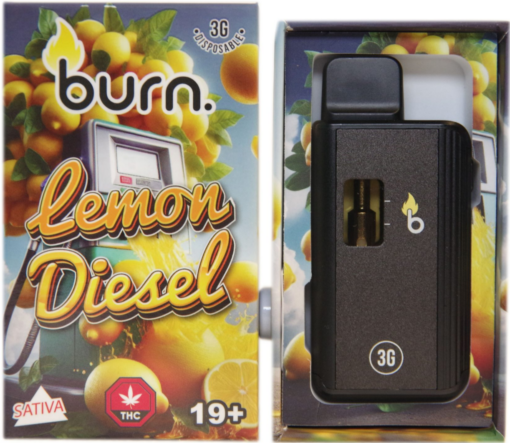 Burn 3G Disposable Pen - Lemon Diesel