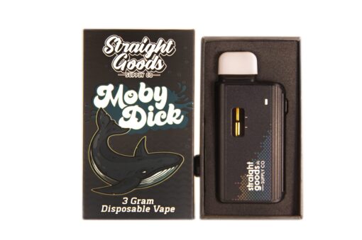 Moby Dick (Sativa-Dominant Hybrid) – 3g Straight Goods Disposable