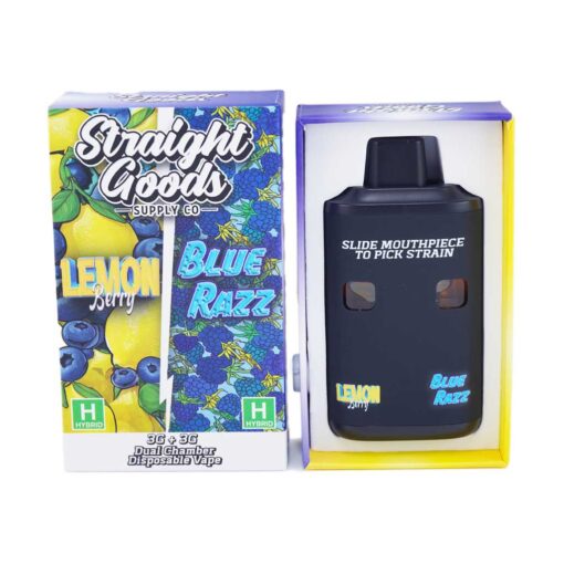 Lemonberry (Hybrid) x Blue Razz (Hybrid) – 6g Straight Goods Disposable