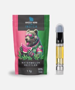 Grizzly Herb – Watermelon Skittles (Indica) – 1g Cartridge