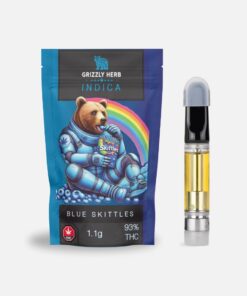 Grizzly Herb – Blue Skittles (Indica) – 1g Cartridge