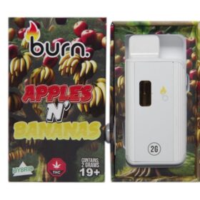 Burn – Apples N’ Bananas (Hybrid) – 2g Disposable Vape