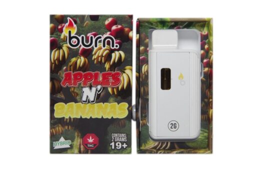 Burn – Apples N’ Bananas (Hybrid) – 2g Disposable Vape