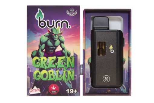 Burn – Green Goblin (Sativa) – 3g Disposable Vape
