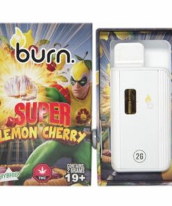 Burn – Super Lemon Cherry (Hybrid) – 2 g THC Vape Cartridge