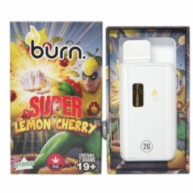 Burn – Super Lemon Cherry (Hybrid) – 2g Disposable Vape