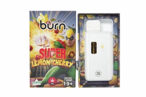 Burn – Super Lemon Cherry (Hybrid) – 2g Disposable Vape