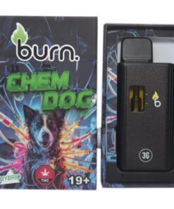 Burn – Chem Dog (Hybrid) – 3 g THC Vape Cartridge
