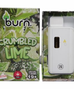 Burn – Crumbled Lime (Sativa) – 2 g Disposable Vape