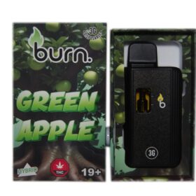 Burn – Green Apple (Hybrid) – 3g Disposable Vape