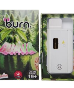Burn – Guava (Sativa) – 2 g THC Vape Cartridge