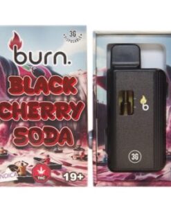 Burn – Black Cherry Soda (Indica) – 3 g Disposable Vape