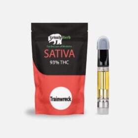 Grizzly Herb – Trainwreck 1g Vape Cartridge (Sativa)