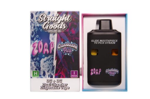 Straight Goods – Zorp x Granddaddy Purp 6g Disposable Pen (Hybrid / Indica Leaning)