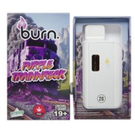 Burn – Purple Trainwreck - 2g Disposable Vape (Hybrid)