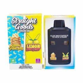 Straight Goods 6G Disposable Pen – Blueberry Pancakes (Hybrid) x Lemon Rock Candy (Indica)