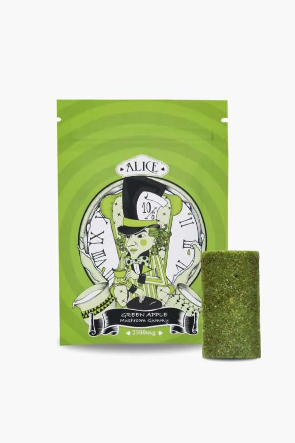 Alice Mushroom Gummies- Green Apple 2500mg