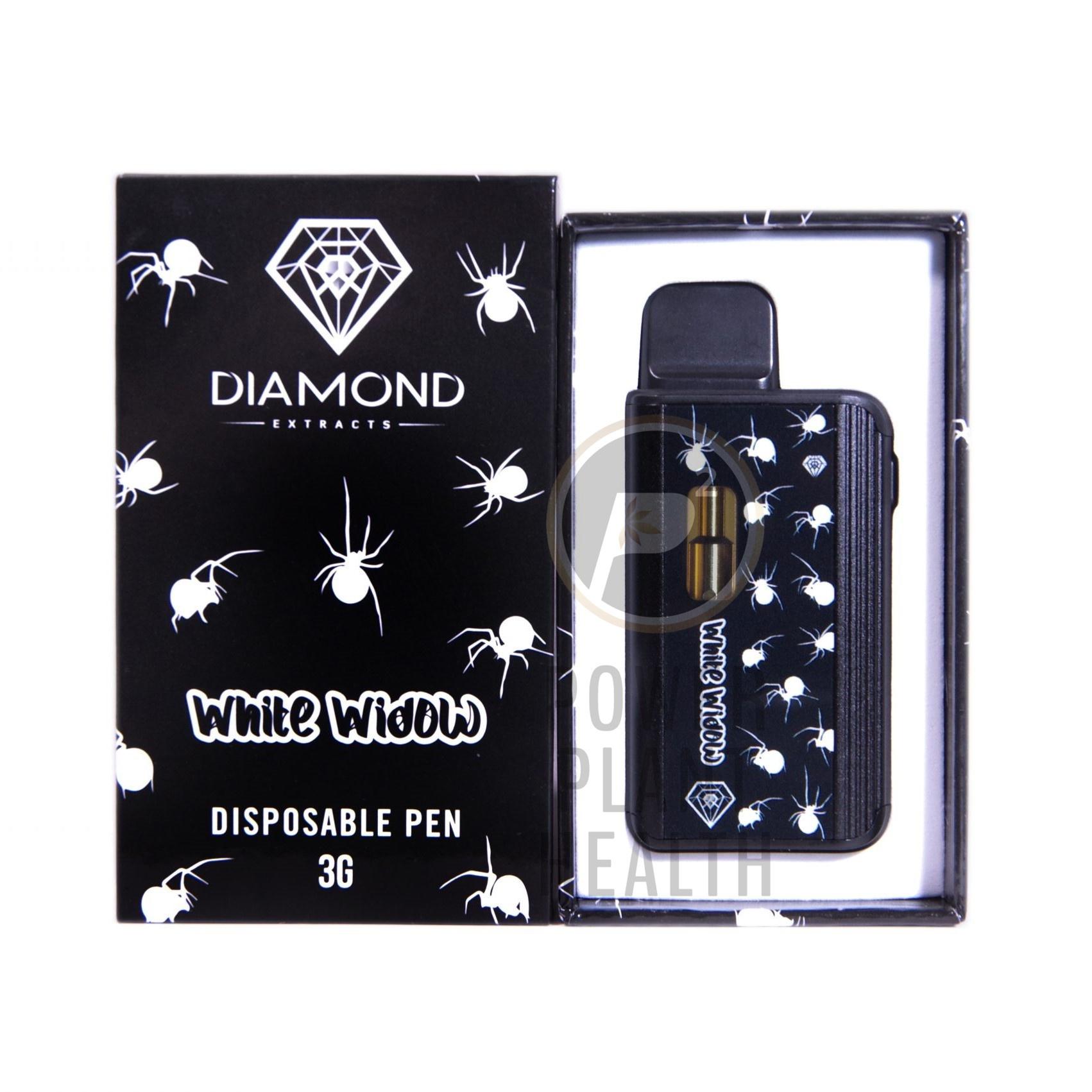 ** New Product ** Diamond Disposable Vapes – White Widow (Indica) (3 Gram)