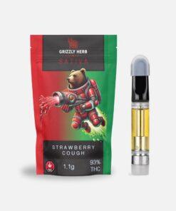 Grizzly Herb – Strawberry Cough (Sativa) – 1g Cartridge