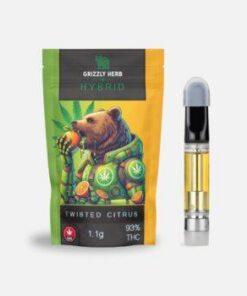 Grizzly Herb – Blue Z (Indica) – 1g Cartridge