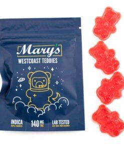 Marys Westcoast Indica Teddies 140mg