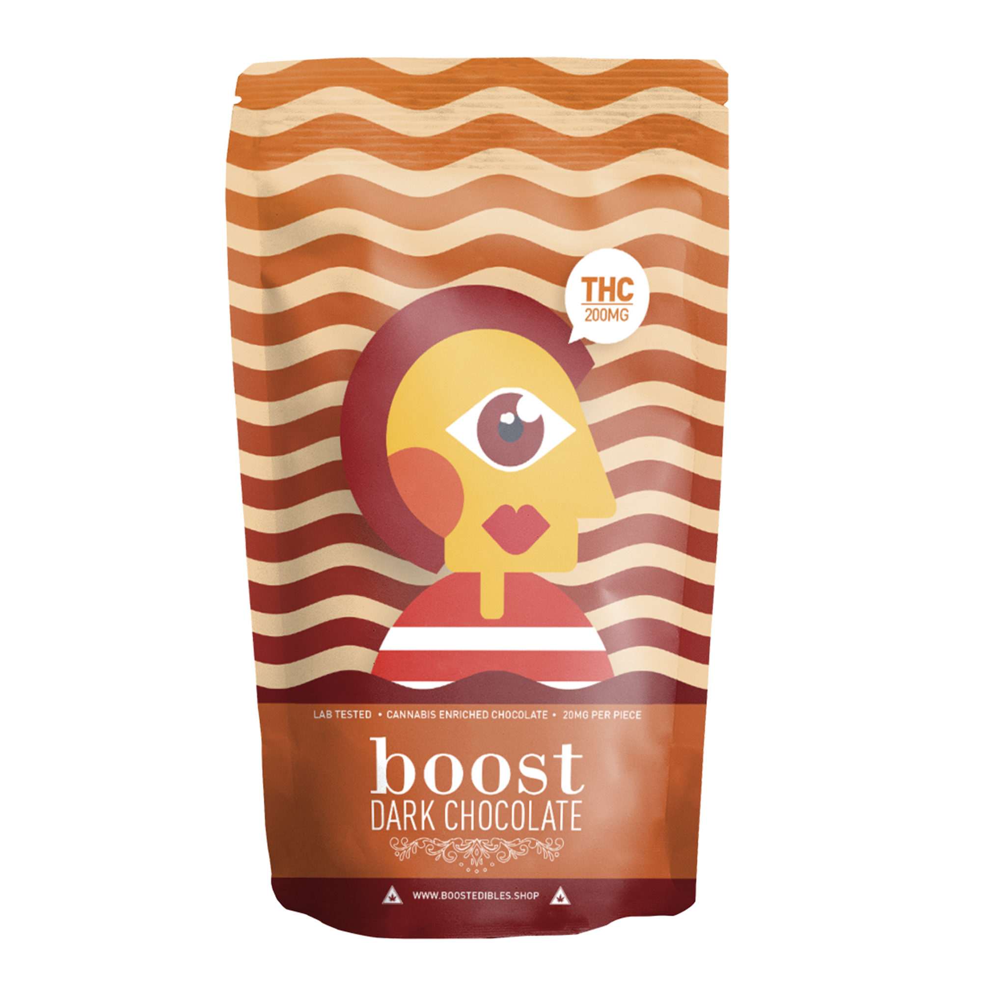 Boost Dark Chocolate 200mg THC
