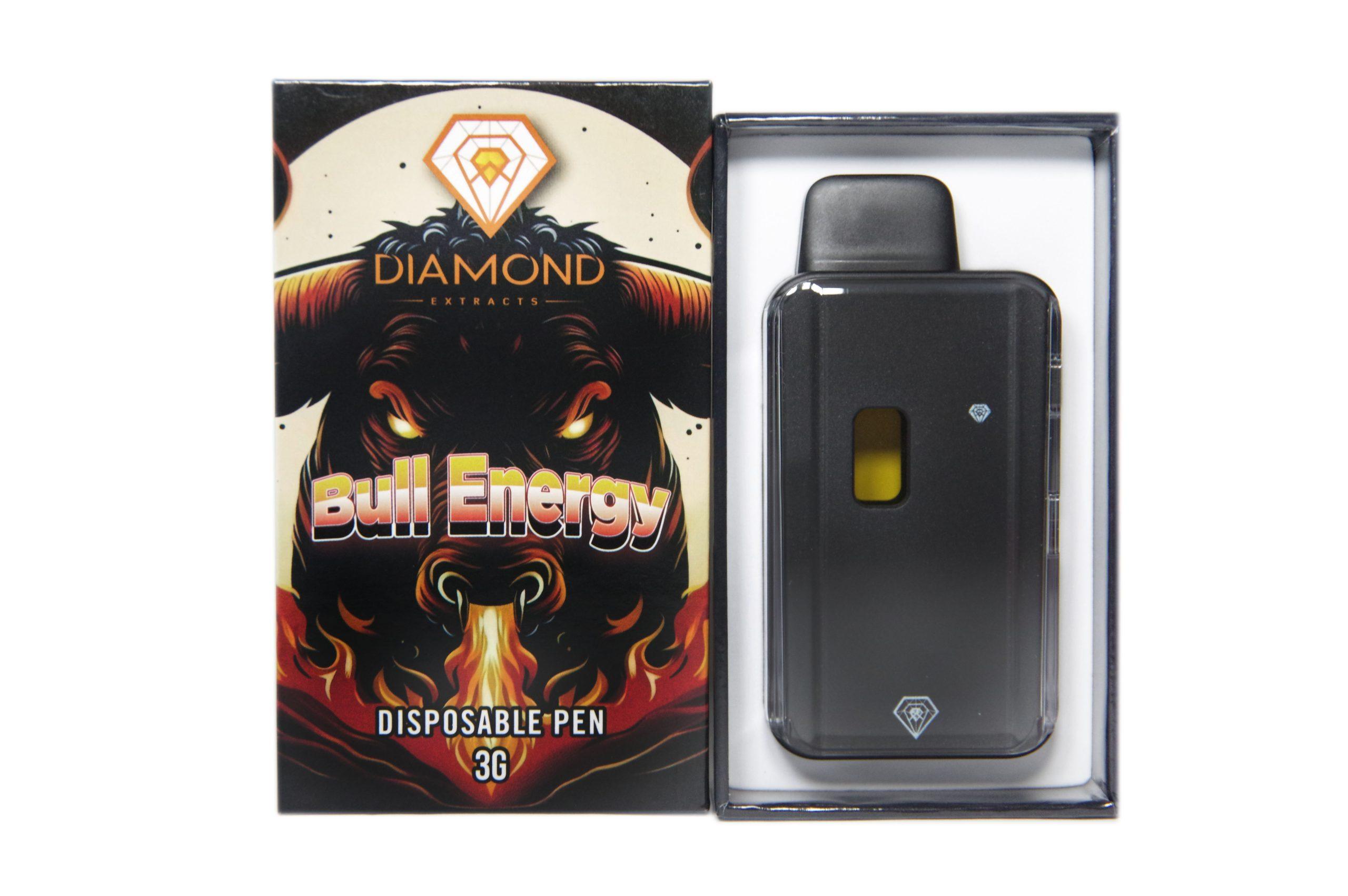 Bull Energy – 3g Diamond Infused Indica Dominant Hybrid Disposable