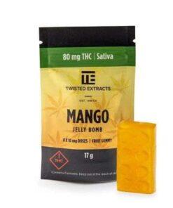 Twisted Edibles- Mango Sativa 80mg THC SATIVA