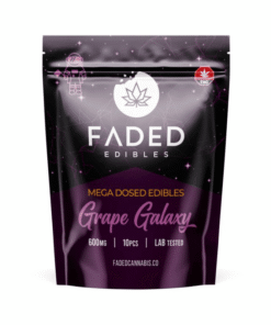 Faded Cannabis Co. Grape Galaxy 600mg THC Gummies – Bold Grape Adventure