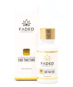 Faded Cannabis Co. CBD Tincture 1000mg