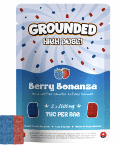 Grounded High Dose Bricks – Berry Bonanza 2000mg Gummies