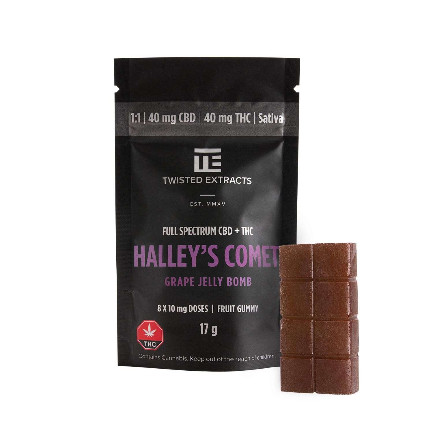 Twisted Halley’s Comet - 1:1 40mg CBD | 40mg THC