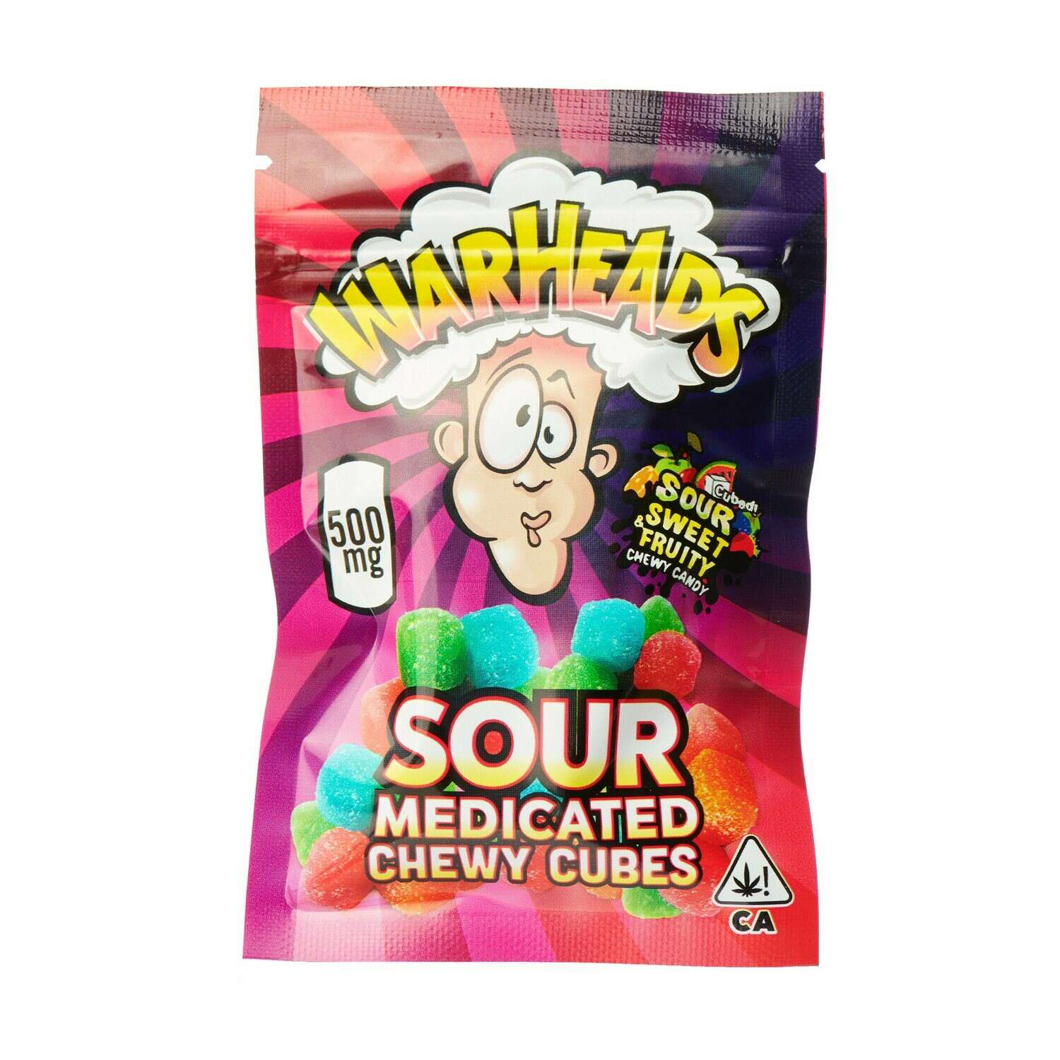 Warhead Sour Chew - 500mg THC