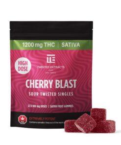 Twisted Cherry Blast 1200mg THC (SATIVA)