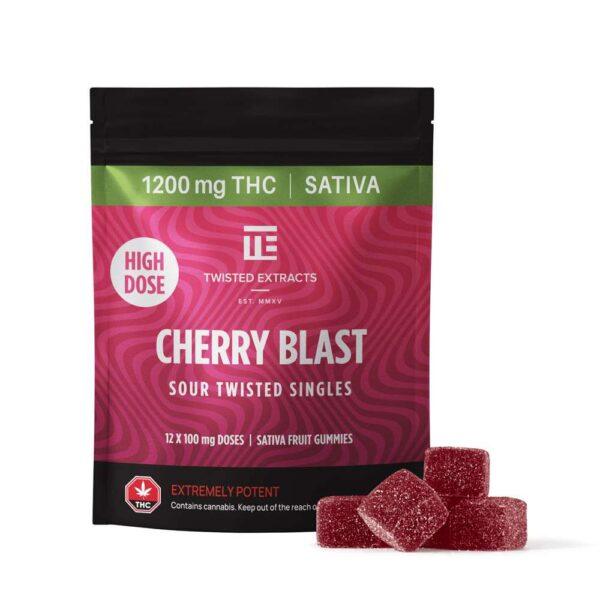 Twisted Cherry Blast 1200mg THC (SATIVA)