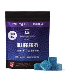 Twisted Blueberry 1200mg THC (INDICA)