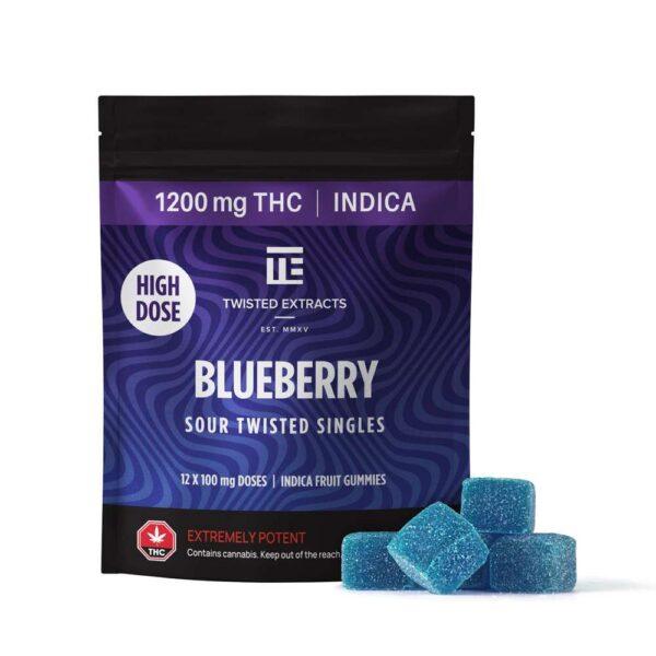 Twisted Blueberry 1200mg THC (INDICA)