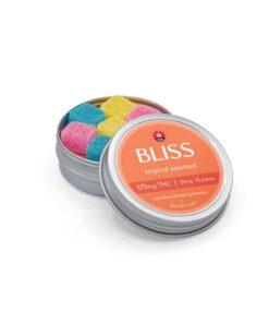Bliss Edibles - Tropical Assorted 375mg THC