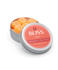 Bliss Edibles - Peach 250mg THC