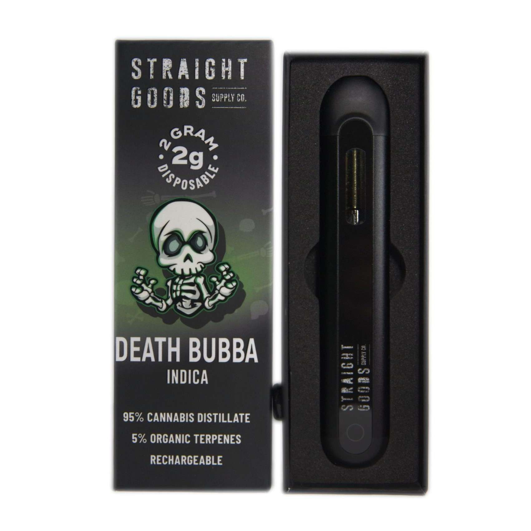 Straight Goods 2G Disposable Pen - Death Bubba INDICA