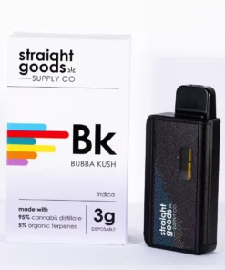 Straight Goods 3G Disposable Pen - Bubba Kush (INDICA)