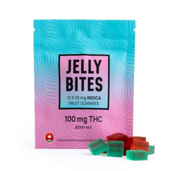 Twisted Extracts - Berry Mix Jelly Bites 100mg THC (INDICA)