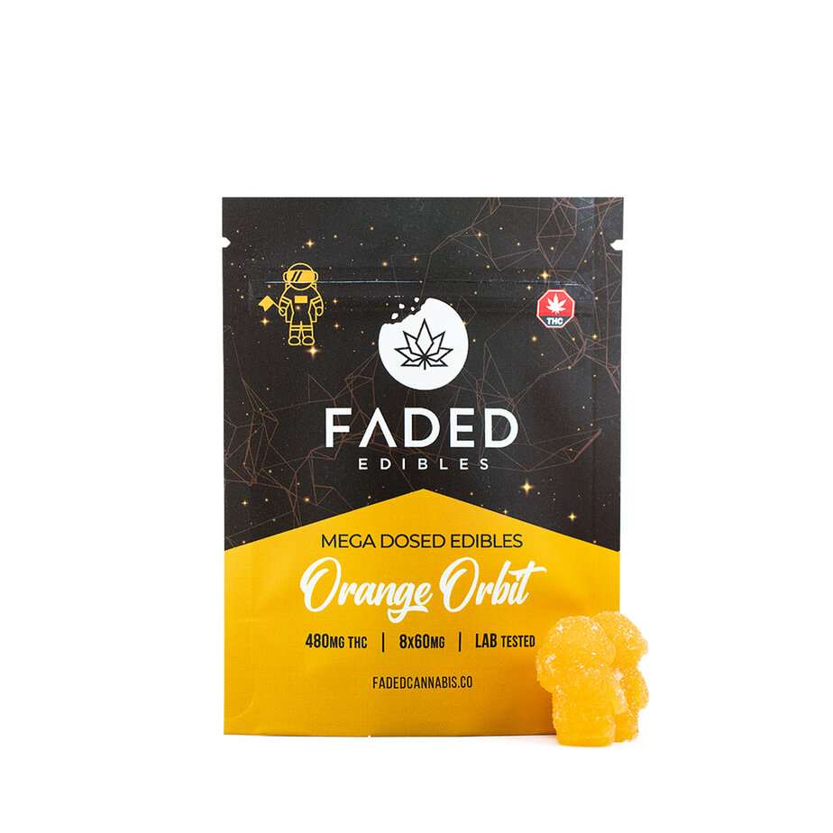 Faded Edibles - Orange Orbit 480mg THC