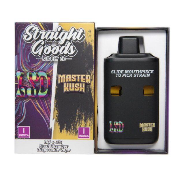 Straight Goods 6G Disposable Pen - LSD (Indica) x Master Kush (Indica)