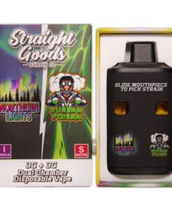 Straight Goods 6G Disposable Pen - Northern Lights (Indica) x Durban Poison (Sativa)