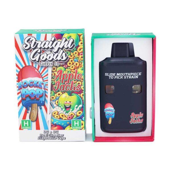 Straight Goods 6G Disposable Pen - Rocket Pop (Hybrid) x Apple Jack (Hybrid)