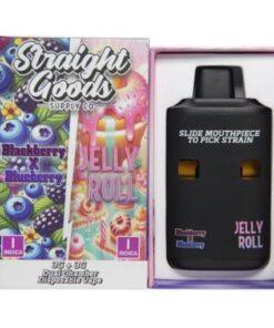 Straight Goods 6G Disposable Pen - Blackberry x Blueberry (Indica) x Jelly Roll (Indica)