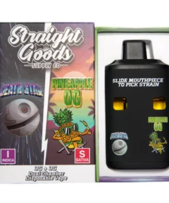 Straight Goods Dual Chamber Pen (6g) – Death Star + Pineapple OG